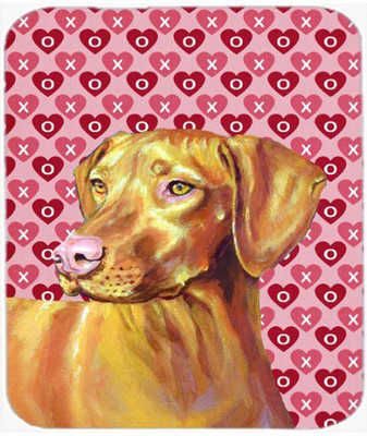 

Caroline's Treasures Vizsla Hearts Love & Valentine's Day Portrait MousePad Mousepad(Multicolor)