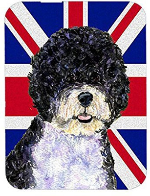 

Caroline's Treasures Portuguese Water Dog with English Union Jack British Flag MousePad Mousepad(Multicolor)