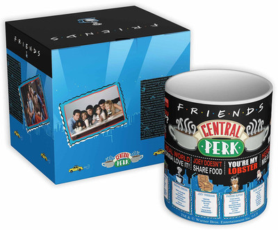 

Mc Sid Razz Friends - Tv Series Quotes Ceramic Mug(350 ml), Multicolor