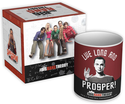 

Mc Sid Razz The Big Bang Theory - Live Long Ceramic Mug(350 ml), Multicolor