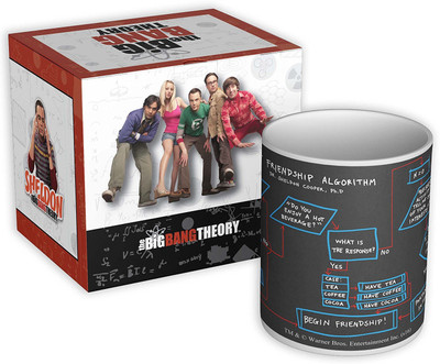 

Mc Sid Razz The Big Bang Theory - The Friendship Algorithm Ceramic Mug(350 ml), Multicolor
