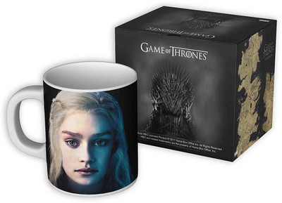 

Mc Sid Razz Game Of Thrones Daenerys Ceramic Mug(350 ml), Multicolor