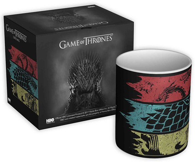 

Mc Sid Razz Game Of Thrones Flag Ceramic Mug(350 ml), Multicolor