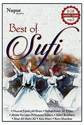 

Best of Sufi ( 200 Greatest Sufi Songs Ever ) ( 8GB - Music Card ) Pendrive Standard Edition(Hindi - Nusrat & Rahat Fateh Ali Khan, Rahat Fateh Ali)