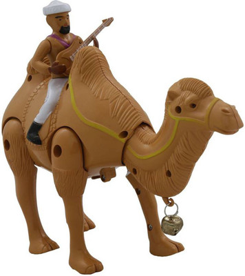 

P17 collection Walking Musical Camel with Guitar man on his top(Multicolor)