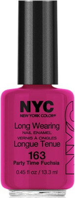 

Nyc Long Wearing Nail Enamel Party Time Fuschia