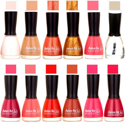 

Fashion Bar Morden shade Nail Polish 3 Multicolor(Pack of 12)