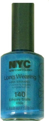 

Nyc Long Wearing Nail Enamel Empire State Blue(Pack of 6)