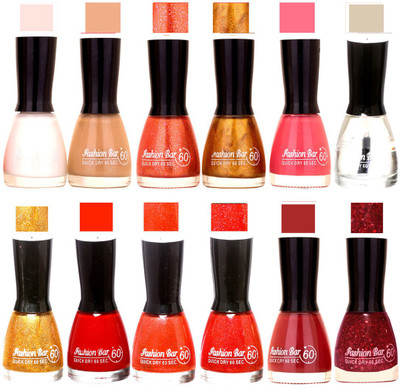 

Fashion Bar Morden shade Nail Polish 7 Multicolor(Pack of 12)