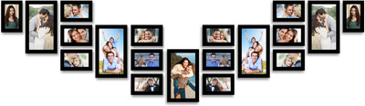 

Swadesi Stuff MDF Photo Frame(Black, 19 Photos)