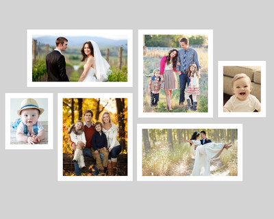 Swadesi Stuff MDF Photo Frame(White, 6 Photos)
