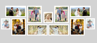 

Swadesi Stuff MDF Photo Frame(White, 11 Photos)
