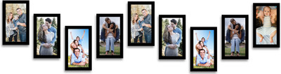 

Swadesi Stuff MDF Photo Frame(Black, 9 Photos)