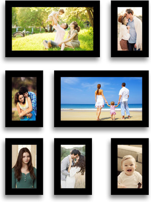 

Swadesi Stuff MDF Photo Frame(Black, 7 Photos)