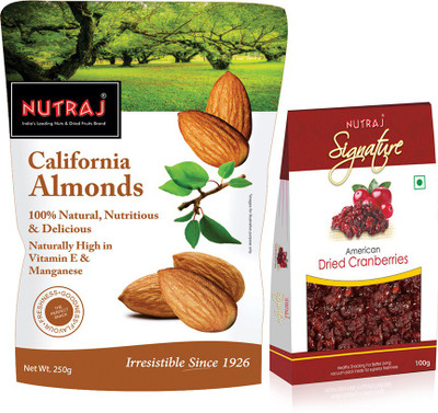 

Nutraj Dry Fruits Super Saver Pack 350g Almonds, Cherries(350 g, Pouch)