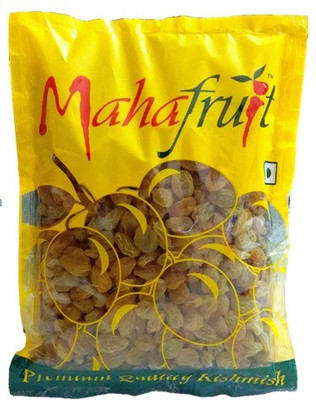 

Mahafruit Golden Kishmish Raisins(500 g, Pouch)