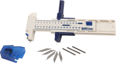 

Kabeer Art For Cutting Circle Plastic Grip Hand-held Paper Cutter(Set Of 1, White)