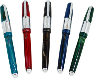 

Auteur Broad Nib Signature Collection Marble Finish Fountain Pen(Pack of 5)