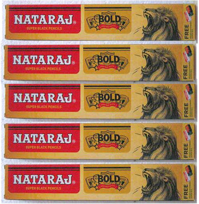 

NATARAJ 001 Pencil(Set of 10, Red, Black)