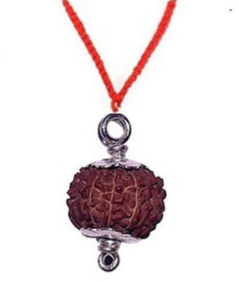 SSG Collections | 8 Mukhi/Faced Rudraksha Pendant, Indonesia/ Java Originated, With Silver Coated Capping (Bead Size: 15-17mm) | 100% Original & Natural Rudrakash | Wood Pendant available at flipkart for Rs.570