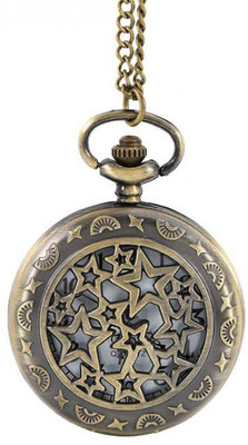 

Young & Forever On Time Retro Antique Designer Premium Vintage Shine like A Star Pocket N80483 Bronze Alloy Pocket Watch Chain