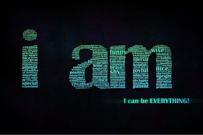 

I AM EVERYTHING QUOTE PAPER PRINT POSTER Paper Print(12 inch X 18 inch)