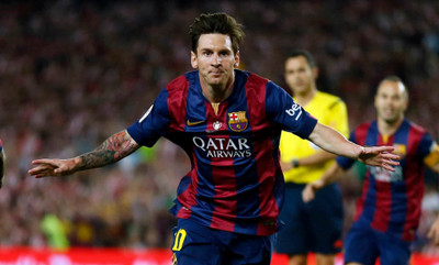 

KumkumArts Lionel Messi Poster 12 x 18 Inch HD Quality Material Gloss Paper. Paper Print(18 inch X 12 inch, Rolled)