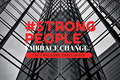 

STRONG PEOPLE EMBRACE CHANGE QUOTES PAPER PRINT POSTER Paper Print(12 inch X 18 inch)