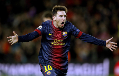 

KumkumArts Lionel Messi Poster 12 x 18 Inch HD Quality Material Gloss Paper. Paper Print(18 inch X 12 inch, Rolled)