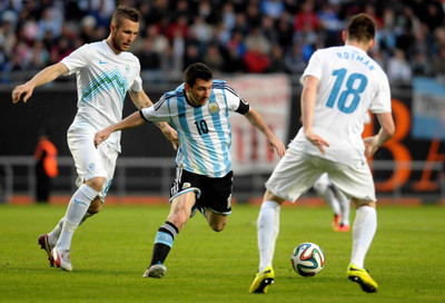 

KumkumArts Lionel Messi Poster 12 x 18 Inch HD Quality Material Gloss Paper. Paper Print(18 inch X 12 inch, Rolled)