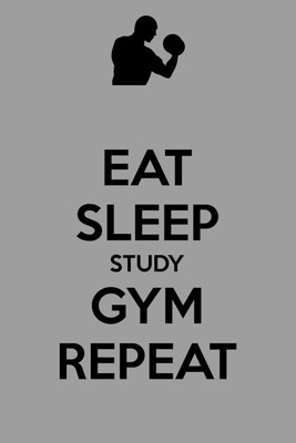 

EAT SLEEP STUDY POSTER Paper Print(12 inch X 18 inch)