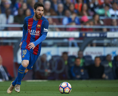 

KumkumArts Lionel Messi Poster 12 x 18 Inch HD Quality Material Gloss Paper. Paper Print(18 inch X 12 inch, Rolled)