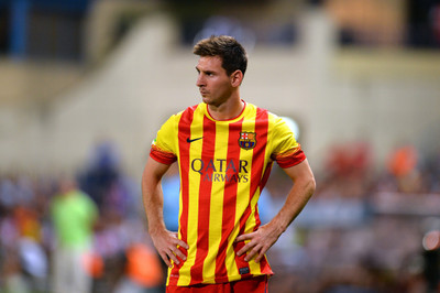 

KumkumArts Lionel Messi Poster 12 x 18 Inch HD Quality Material Gloss Paper. Paper Print(18 inch X 12 inch, Rolled)