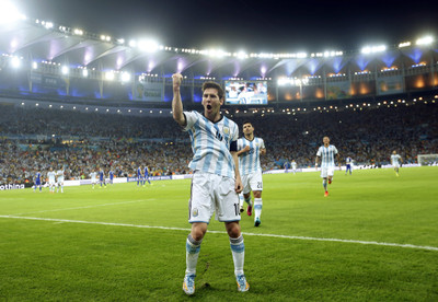 

KumkumArts Lionel Messi Poster 12 x 18 Inch HD Quality Material Gloss Paper. Paper Print(18 inch X 12 inch, Rolled)