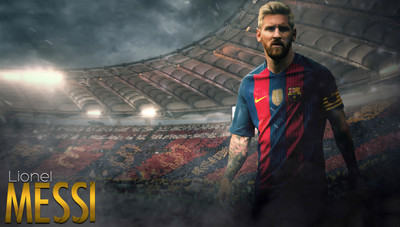 

KumkumArts Lionel Messi Poster 12 x 18 Inch HD Quality Material Gloss Paper. Paper Print(12 inch X 18 inch, Rolled)