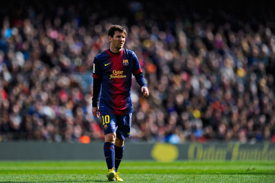 

KumkumArts Lionel Messi Poster 12 x 18 Inch HD Quality Material Gloss Paper. Paper Print(12 inch X 18 inch, Rolled)