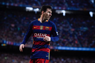 

KumkumArts Lionel Messi Poster 12 x 18 Inch HD Quality Material Gloss Paper. Paper Print(18 inch X 12 inch, Rolled)
