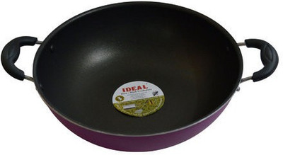 

Ideal TT8015 Kadhai 9 cm with Lid(Aluminium, Non-stick), Purple