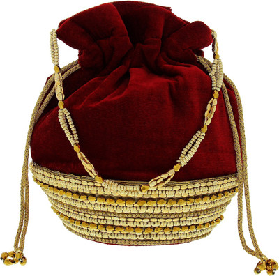 

Vdesi Maharani Potli(Maroon)