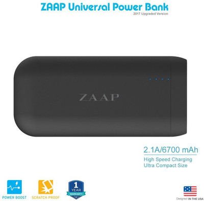 Zaap 6700 mAh Power Bank