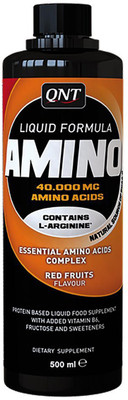 

QNT Amino Acid Liquid 4000 (Red Fruits Flavour) Weight Gainers/Mass Gainers(500 ml, Red Fruits)