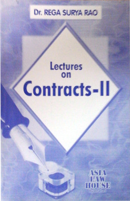 Lectures On Contracts - II (English)(Paperback, Dr. Rega Surya Rao)