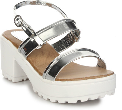 

VAYONAA Women 10,Silver Heels