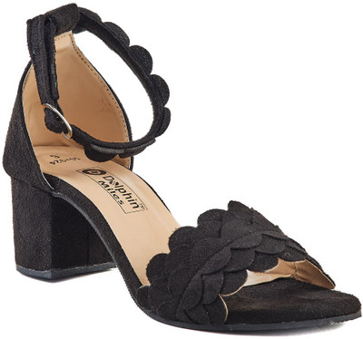 

Dolphin Miles Women Black Heels