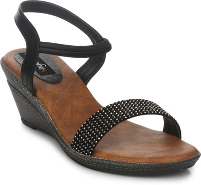 

VAYONAA Women 02,Black Wedges