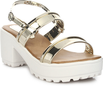 

VAYONAA Women 09,Gold Heels