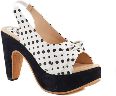 

Dolphin Miles Women White Heels