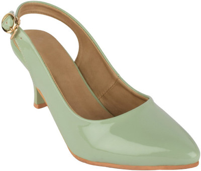 

Go India Store Women Green Heels