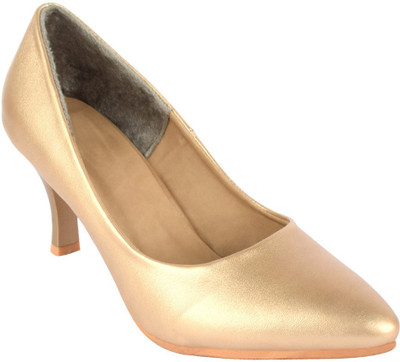

Go India Store Women Beige Heels