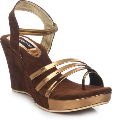 

VAYONAA Women 03,Brown Wedges